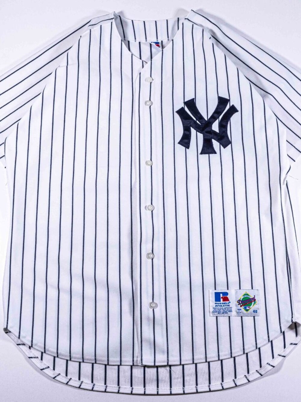 Vintage NY Yankees Tino Martinez #24 Russell Athletic Jersey Diamond 48 XL